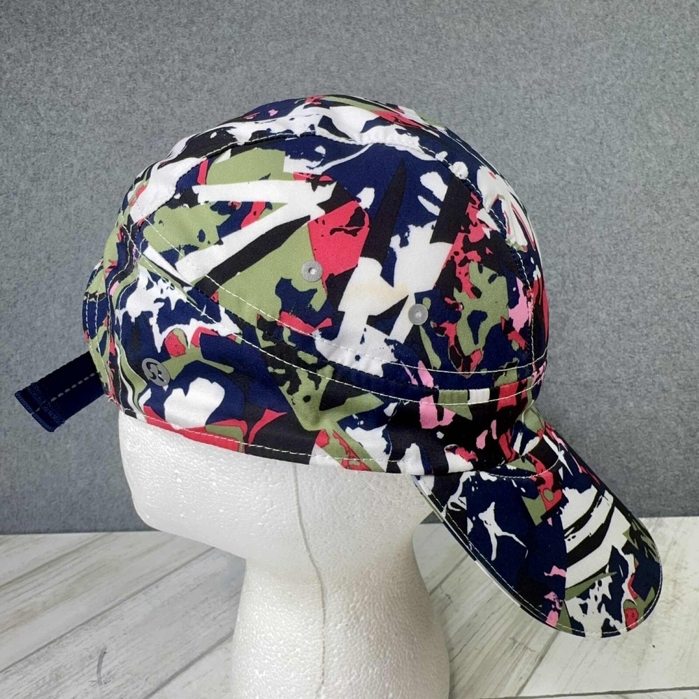 Lululemon Race To Place Run Hat‎ 2.0 Mini Pop Cut Boom Juice Multi Hero Blue Run